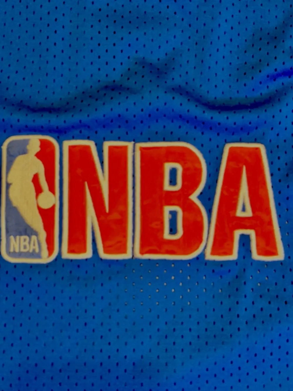 NBA Logo Drawstring Mesh Bag Sporty Jersey Gym Sack Sports Preppy Fitness Gear